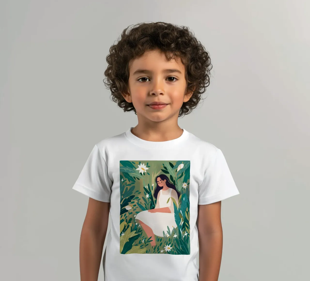 Daisy Field Daydream kids t-shirt by Peak Delusion
