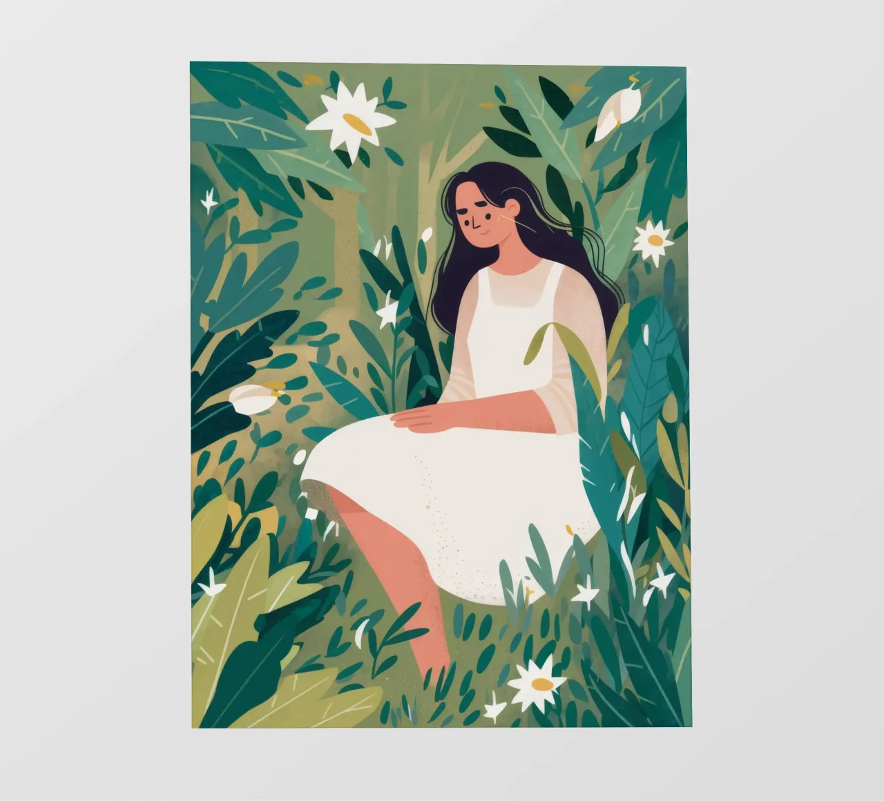 Daisy Field Daydream photo wallpaper by Peak Delusion