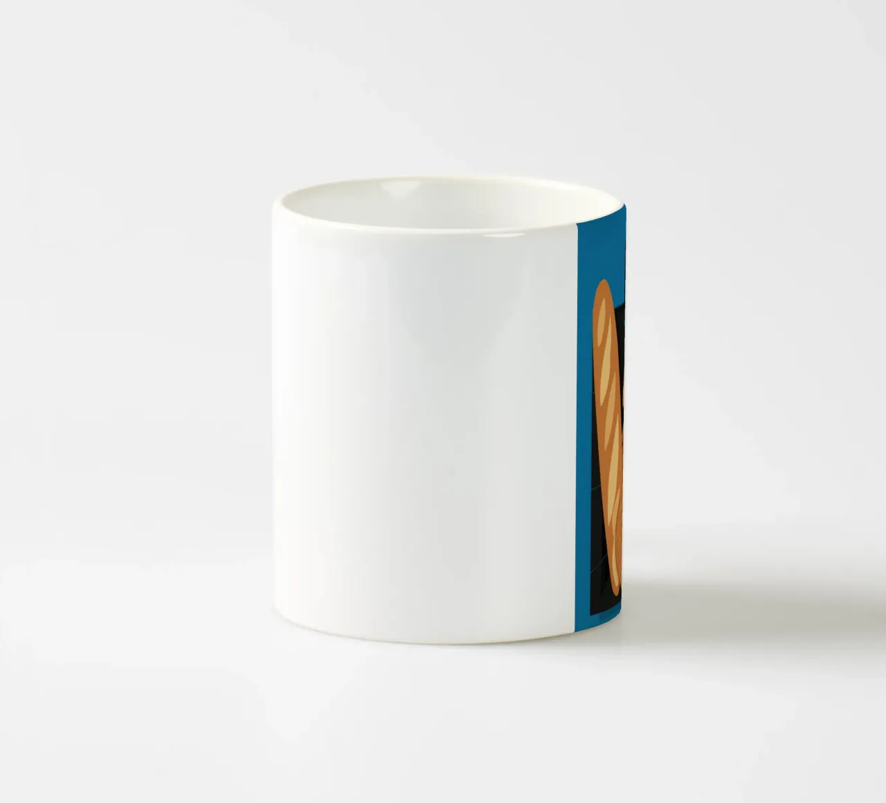 Brötchentüten-Bounty Keramik Tasse von Peak Delusion