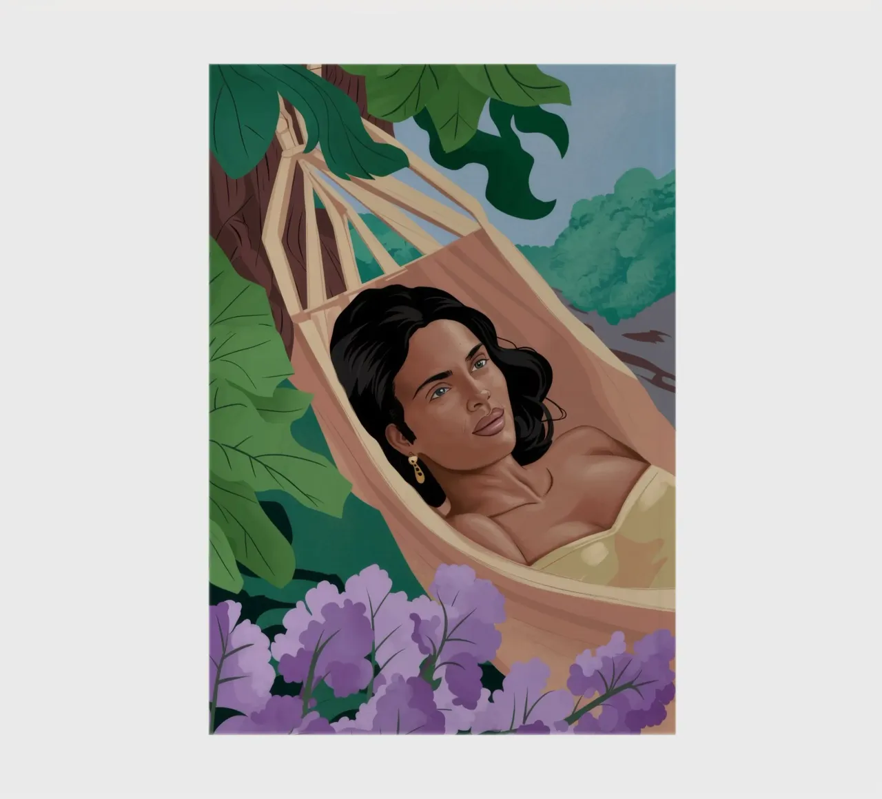 Hammock Afternoon Nap notebook by Peak Delusion