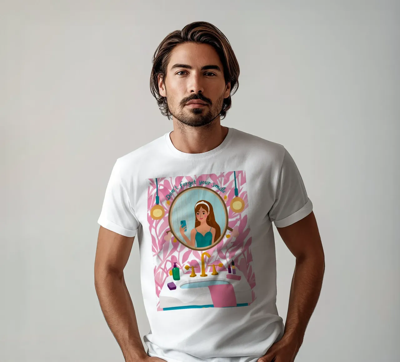 Routine del riflesso dello specchio t-shirt da Peak Delusion