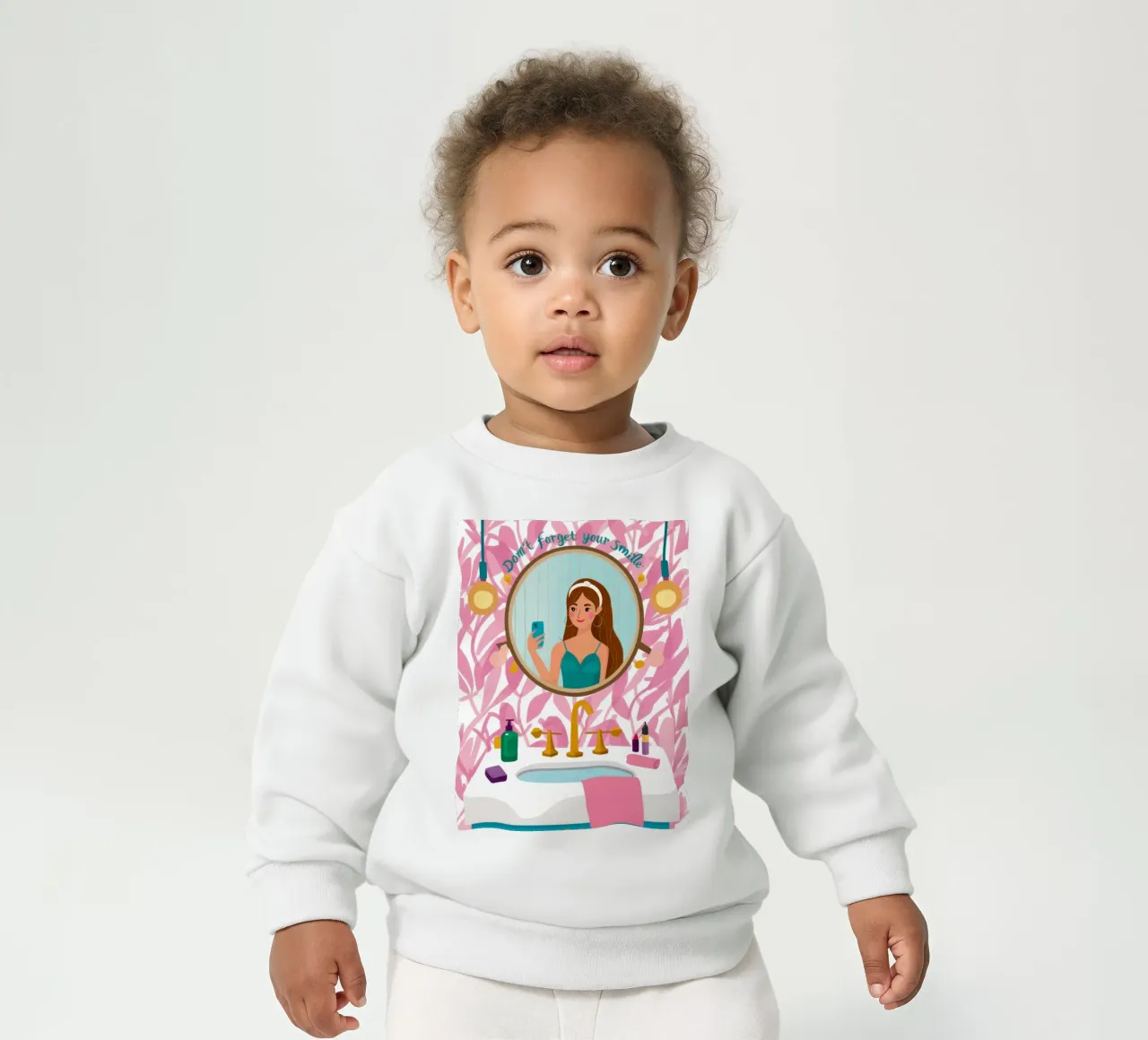 Routine del riflesso dello specchio felpa neonato da Peak Delusion