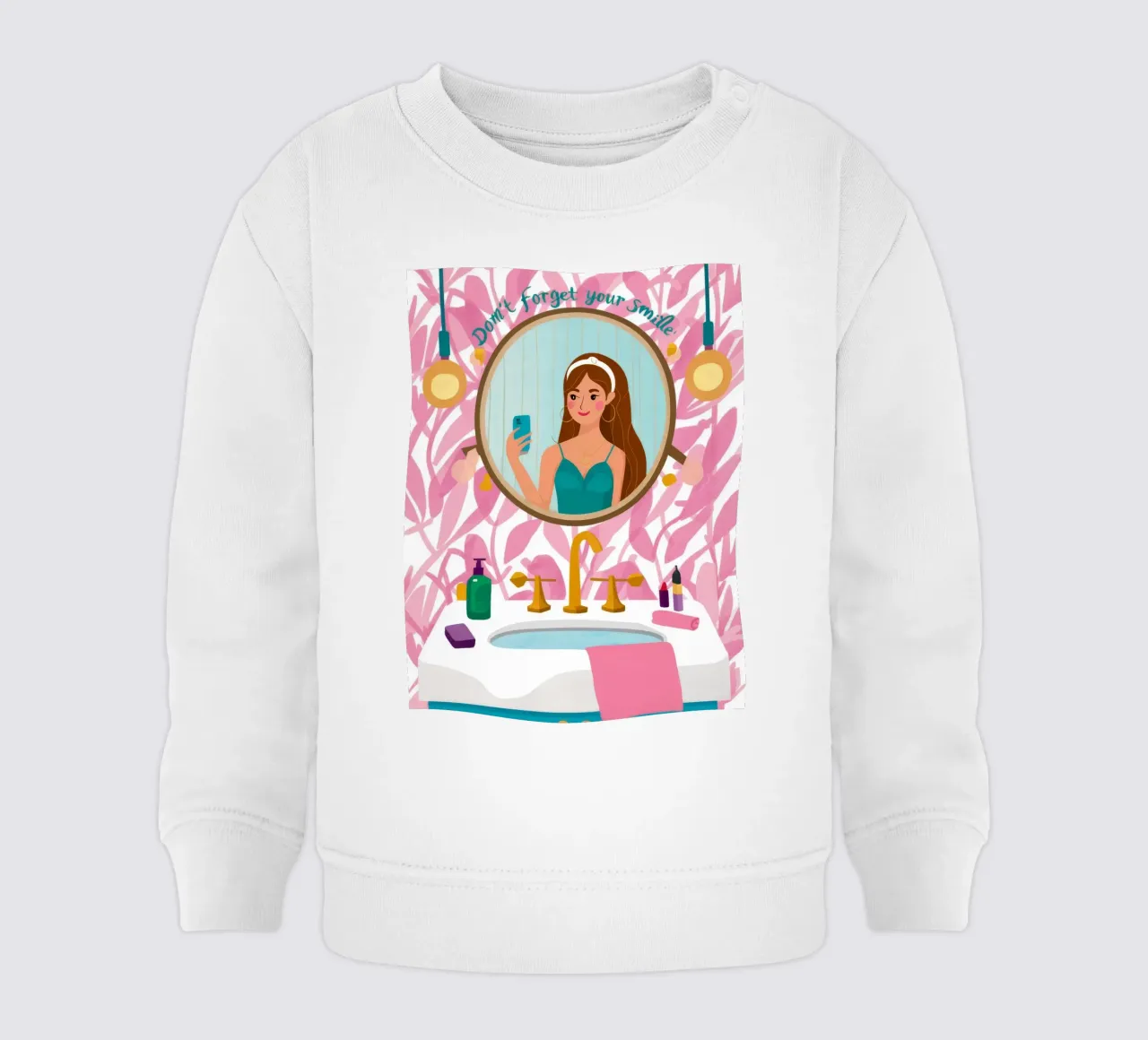 Routine del riflesso dello specchio felpa neonato da Peak Delusion