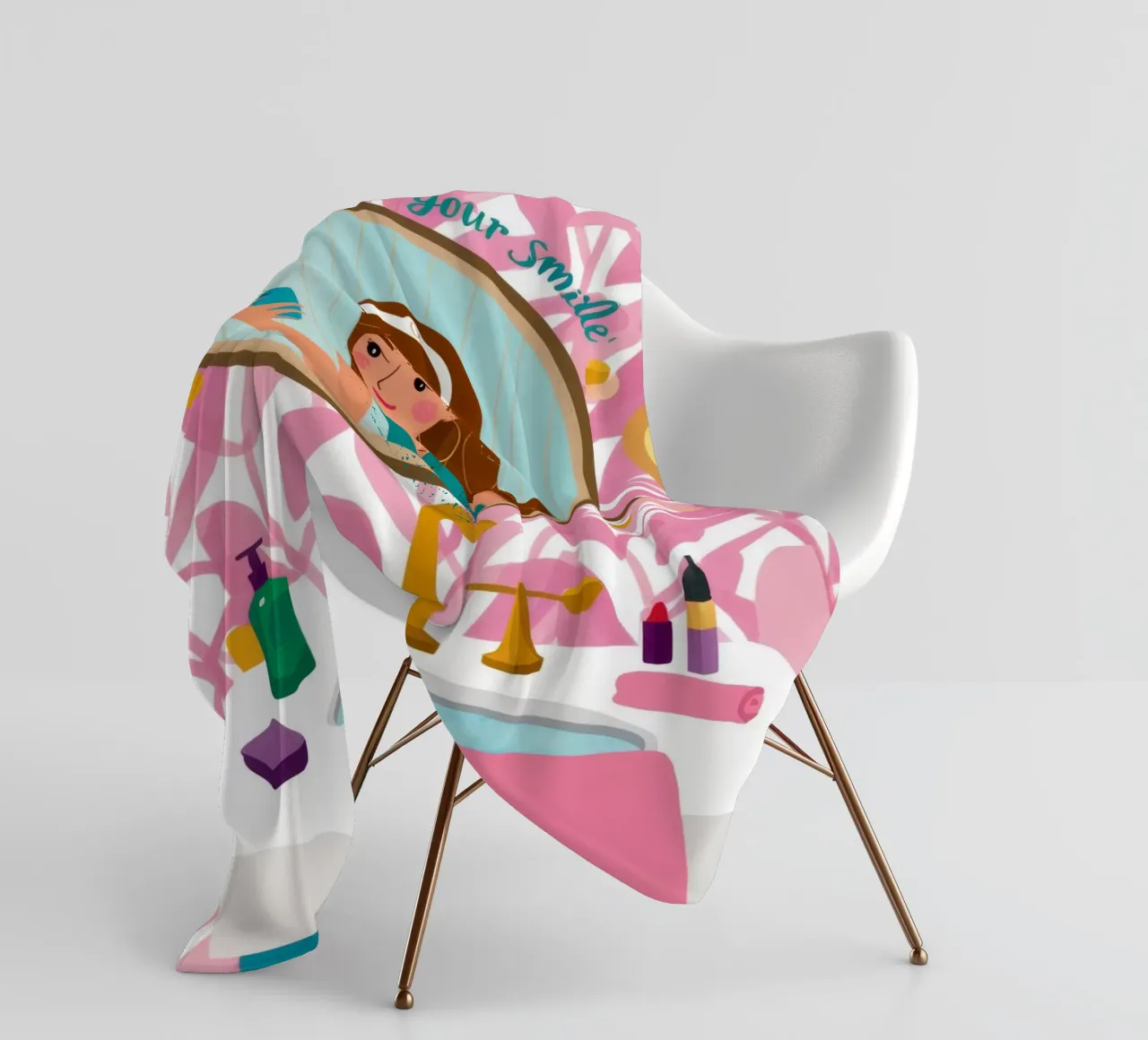 Spiegel-Reflexions-Routine Fleecedecke von Peak Delusion