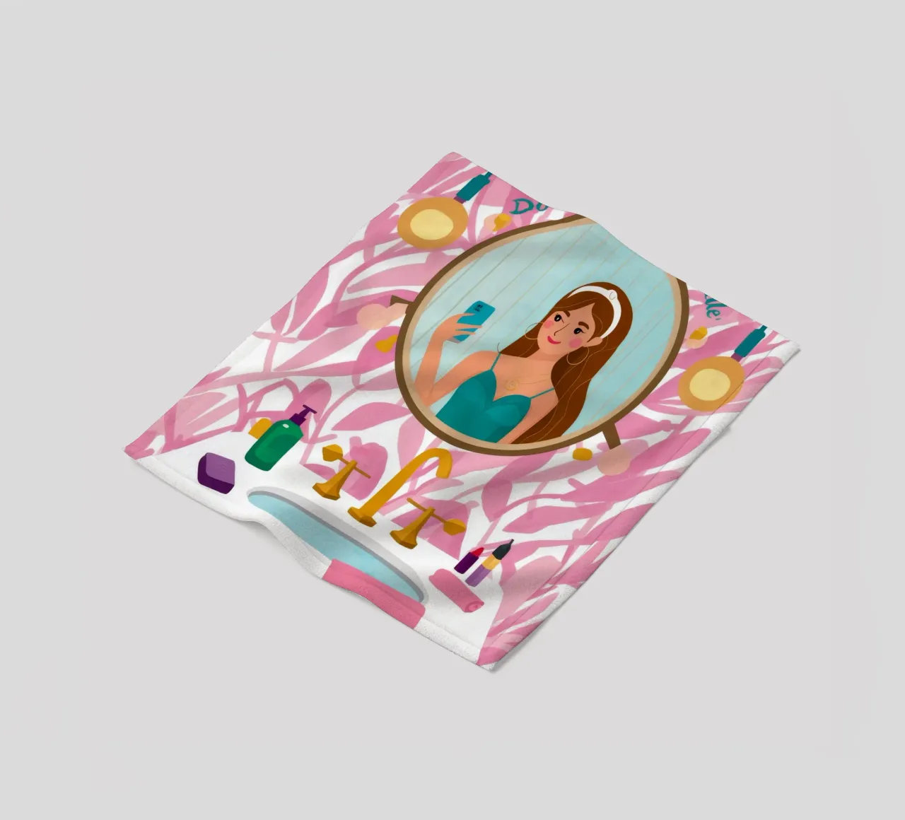 Spiegel-Reflexions-Routine Fleecedecke von Peak Delusion