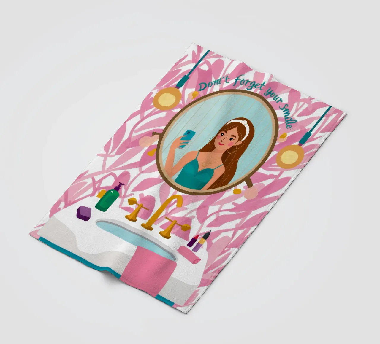 Spiegel-Reflexions-Routine Fleecedecke von Peak Delusion