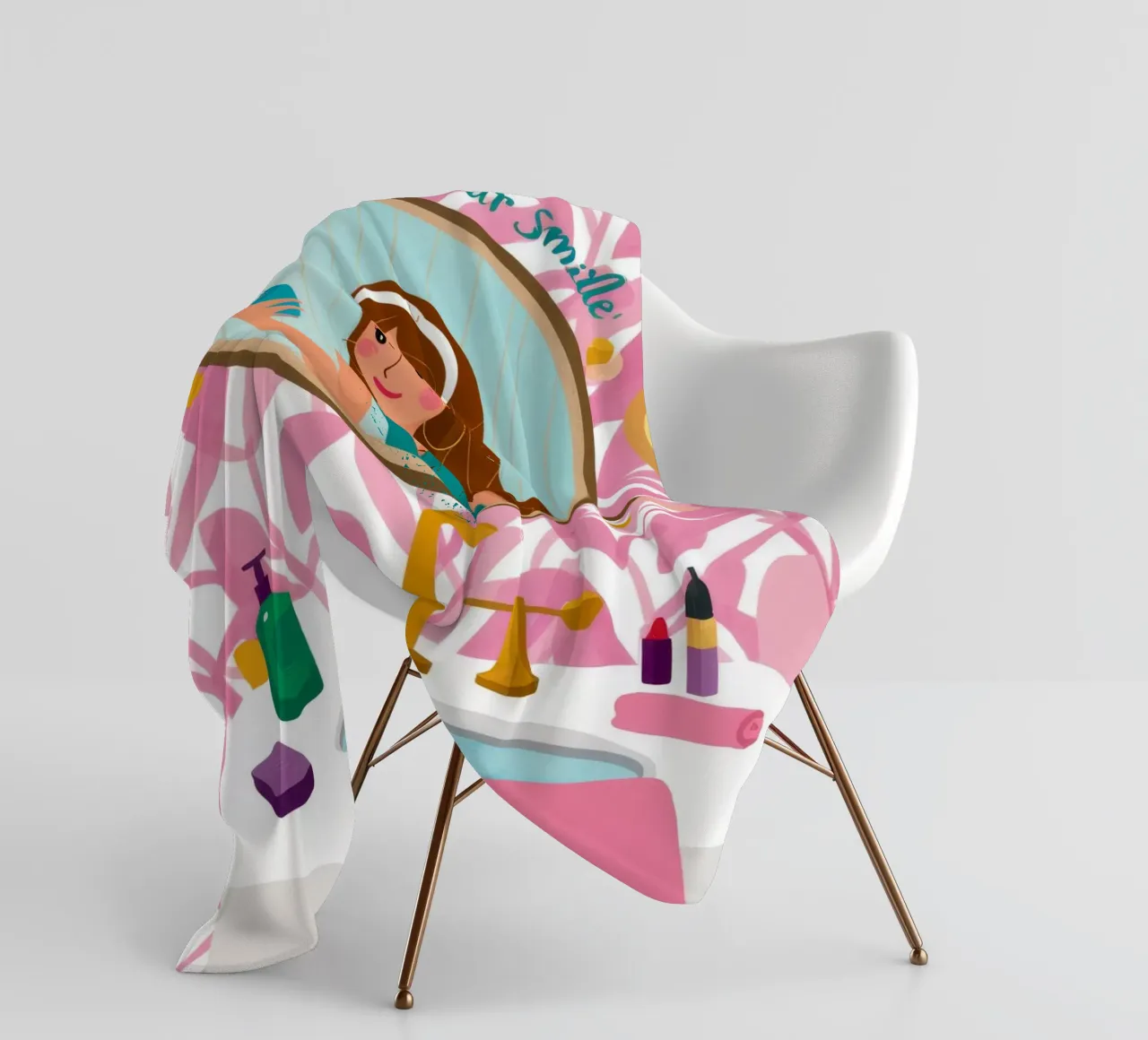 Spiegel-Reflexions-Routine Fleecedecke von Peak Delusion