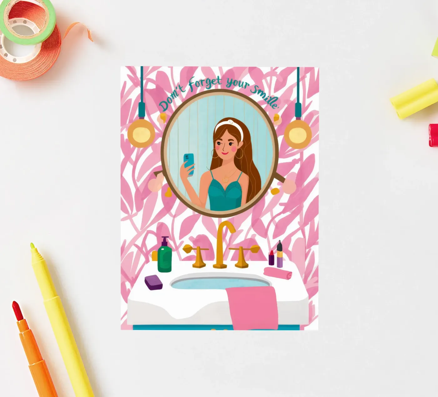 Mirror Reflection Routine sticker van Peak Delusion