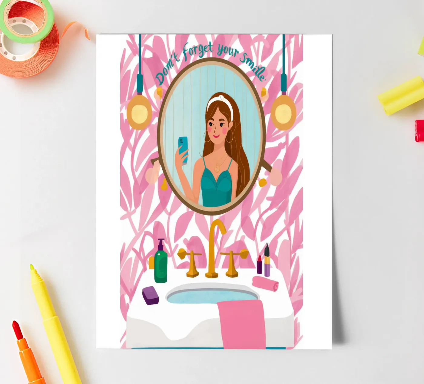 Mirror Reflection Routine sticker sheet by Peak Delusion