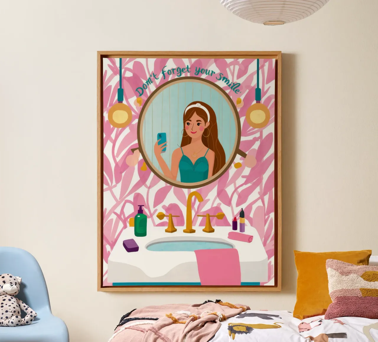 Mirror Reflection Routine canvas by Peak Delusion