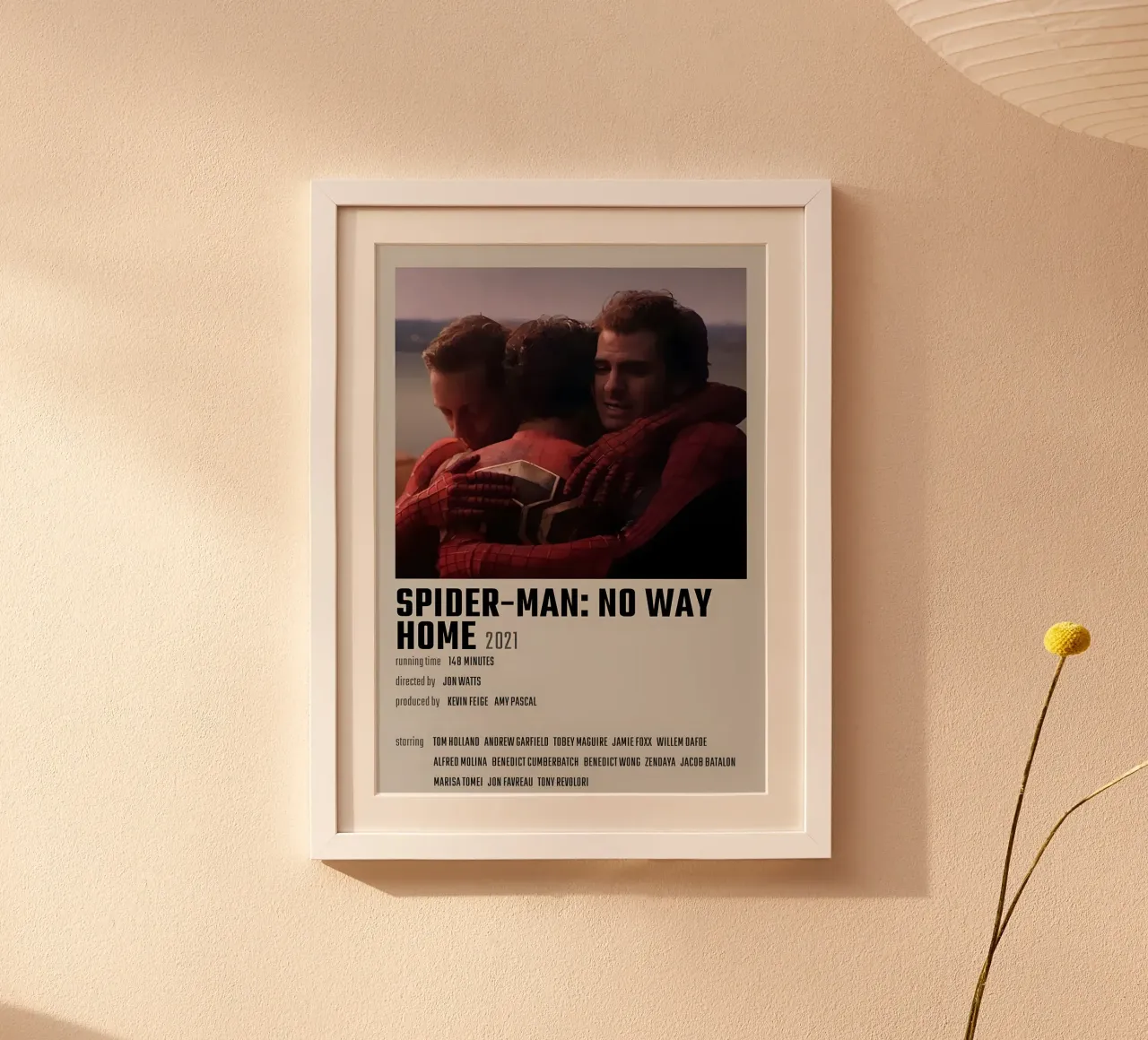 SPIDER-MAN NO WAY HOME 2021 carta hahnemühle da MVFminimalist