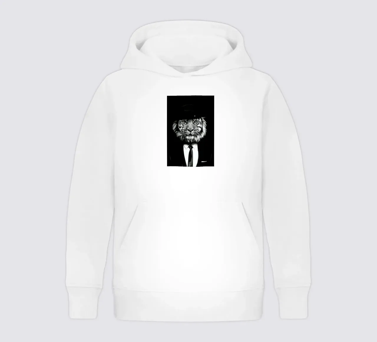 Classy Tiger 3 kids hoodie by Wouter Rikken