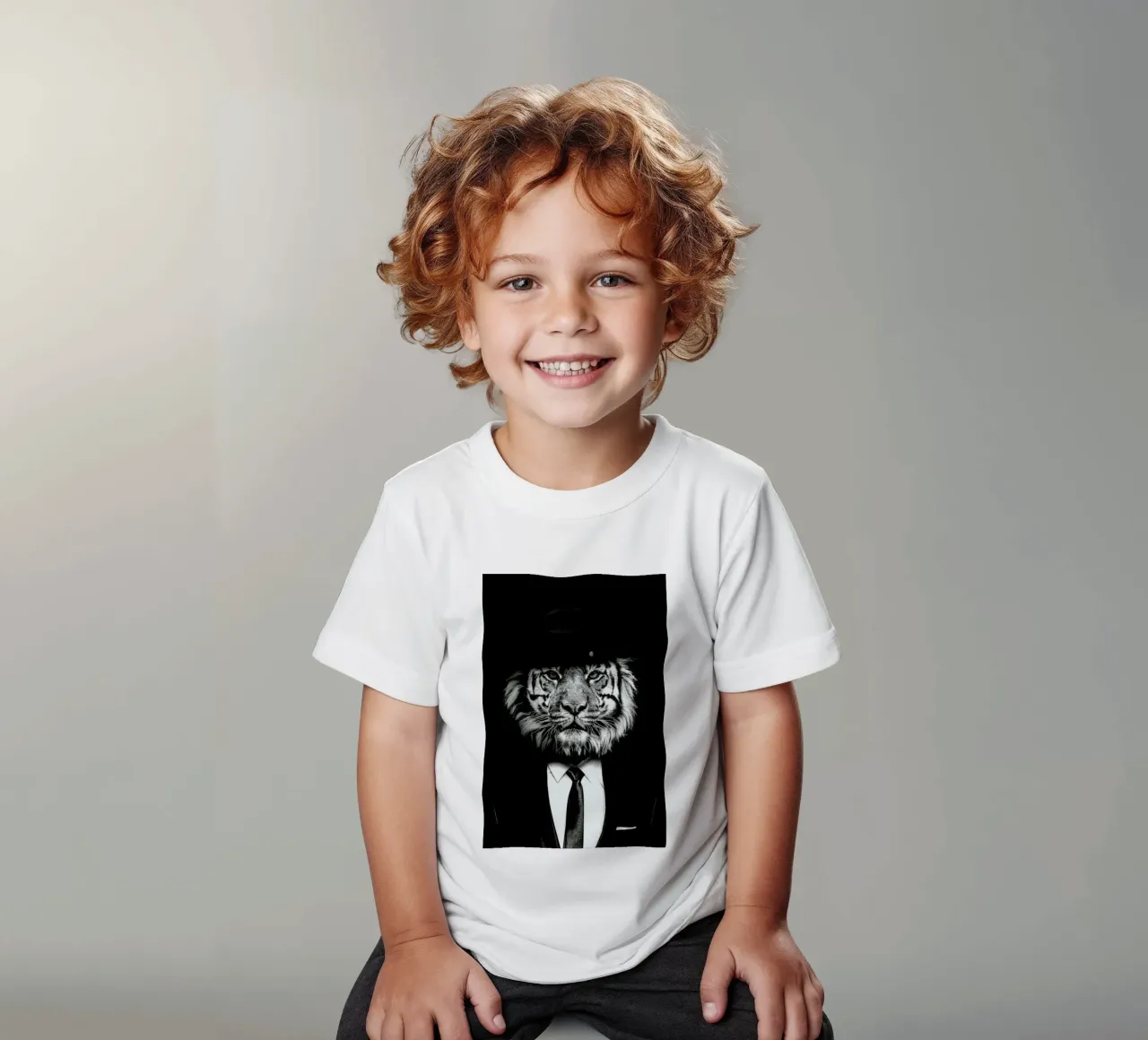 Classy Tiger 3 kids t-shirt by Wouter Rikken