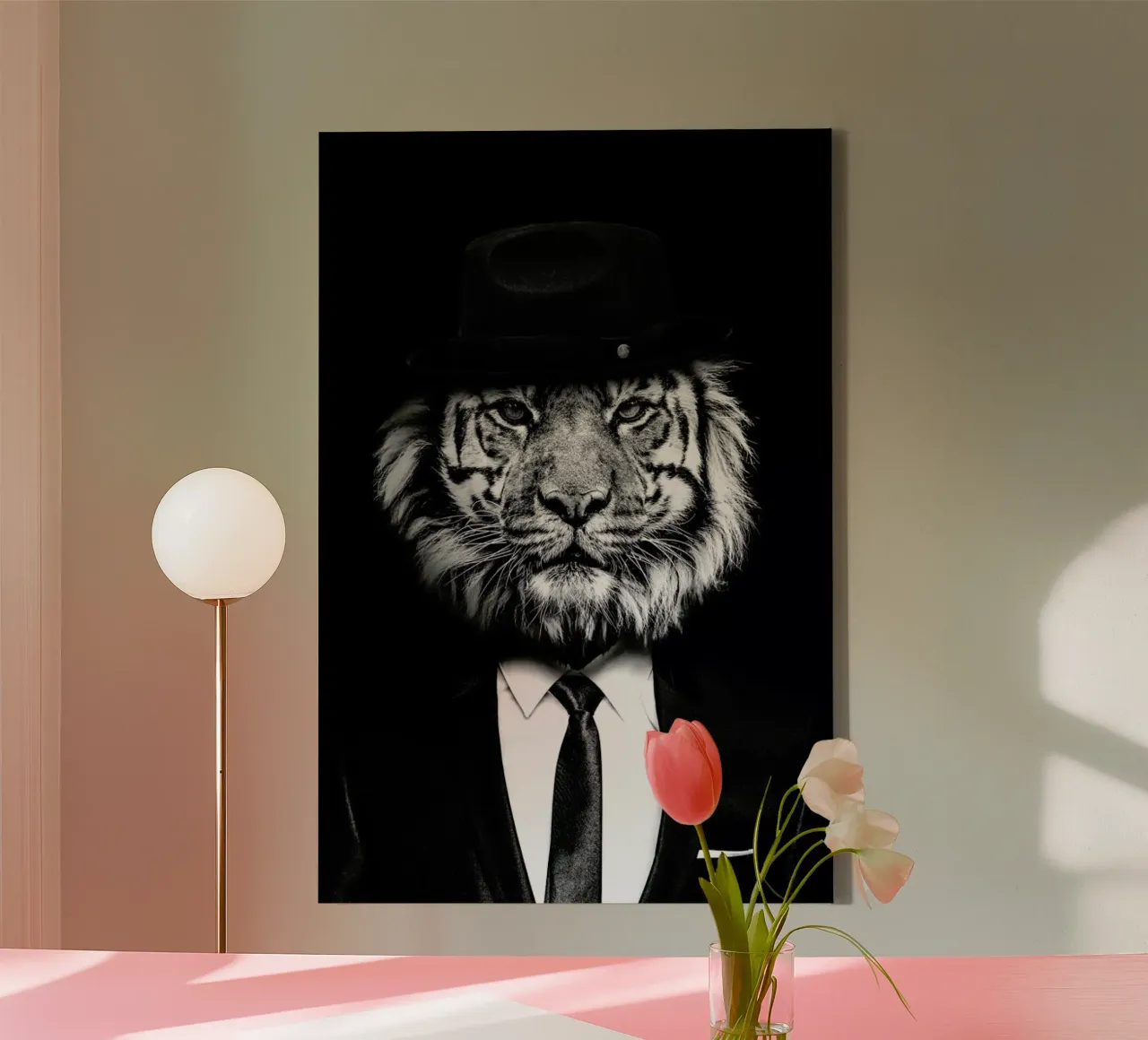 Classy Tiger 3 tela con Cornice a cassetta da Wouter Rikken