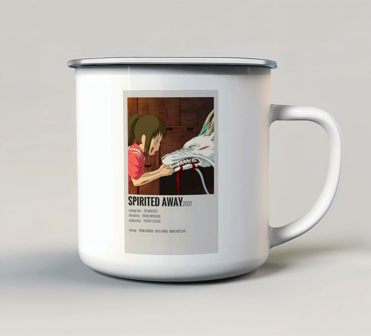 SPIRITED AWAY 2001 tazza in smalto da MVFminimalist