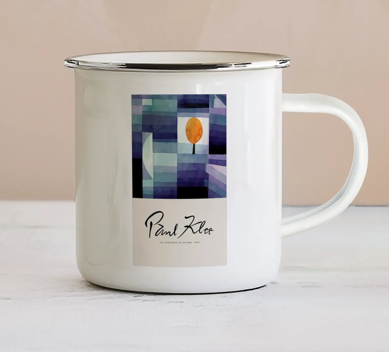 Klee - The Harbinger Of Autumn II tazza in smalto da Vintage by JUNIQE