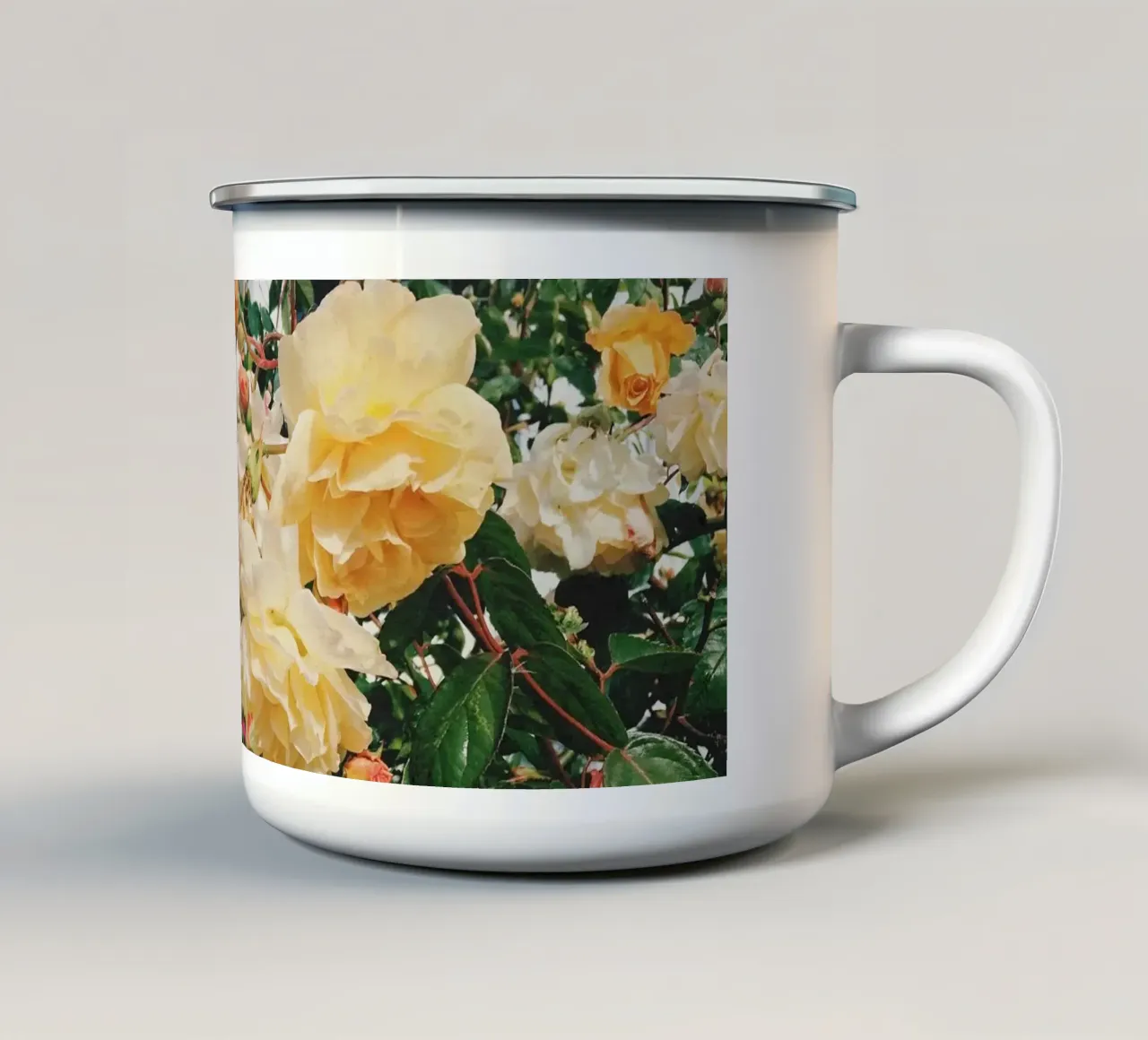 Giardino delle rose tazza in smalto da Cassia Beck Photography