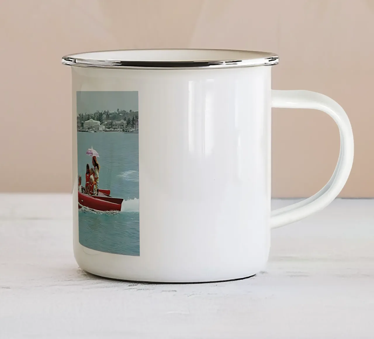 Slim Aarons - Unità di mare tazza in smalto da kaitlinparkershop