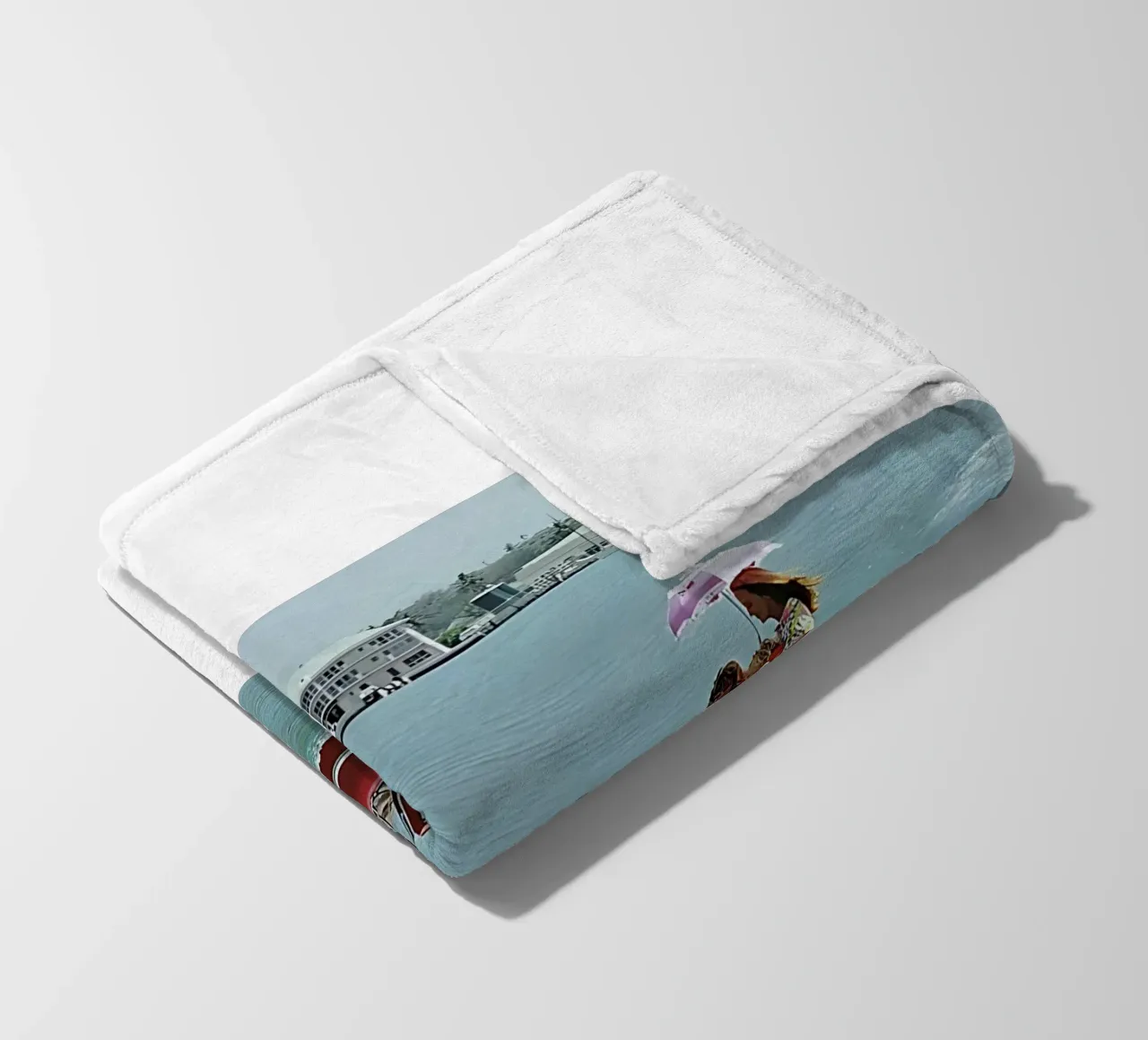 Slim Aarons - Unità di mare coperta in pile da kaitlinparkershop