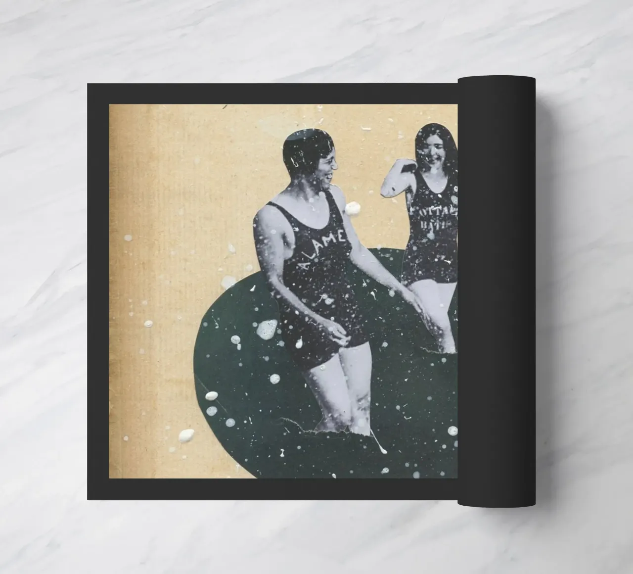 Splash doormat by Cassia Beck Collage