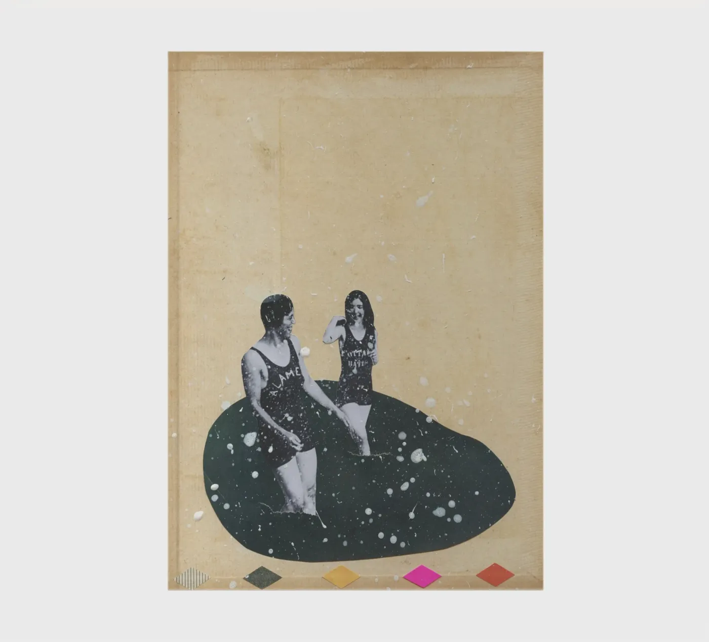 Splash notebook by Cassia Beck Collage