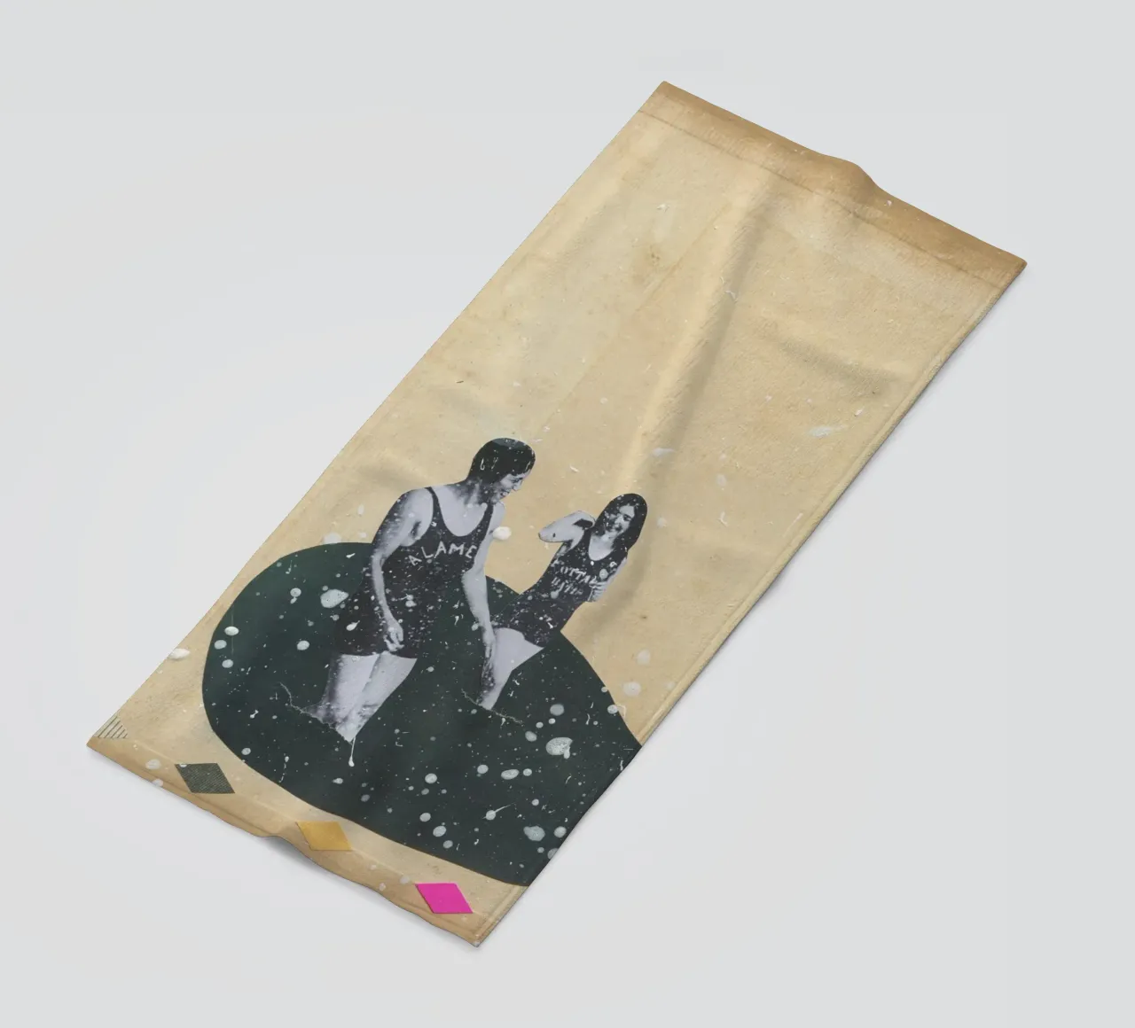 Schizzo telo mare da Cassia Beck Collage