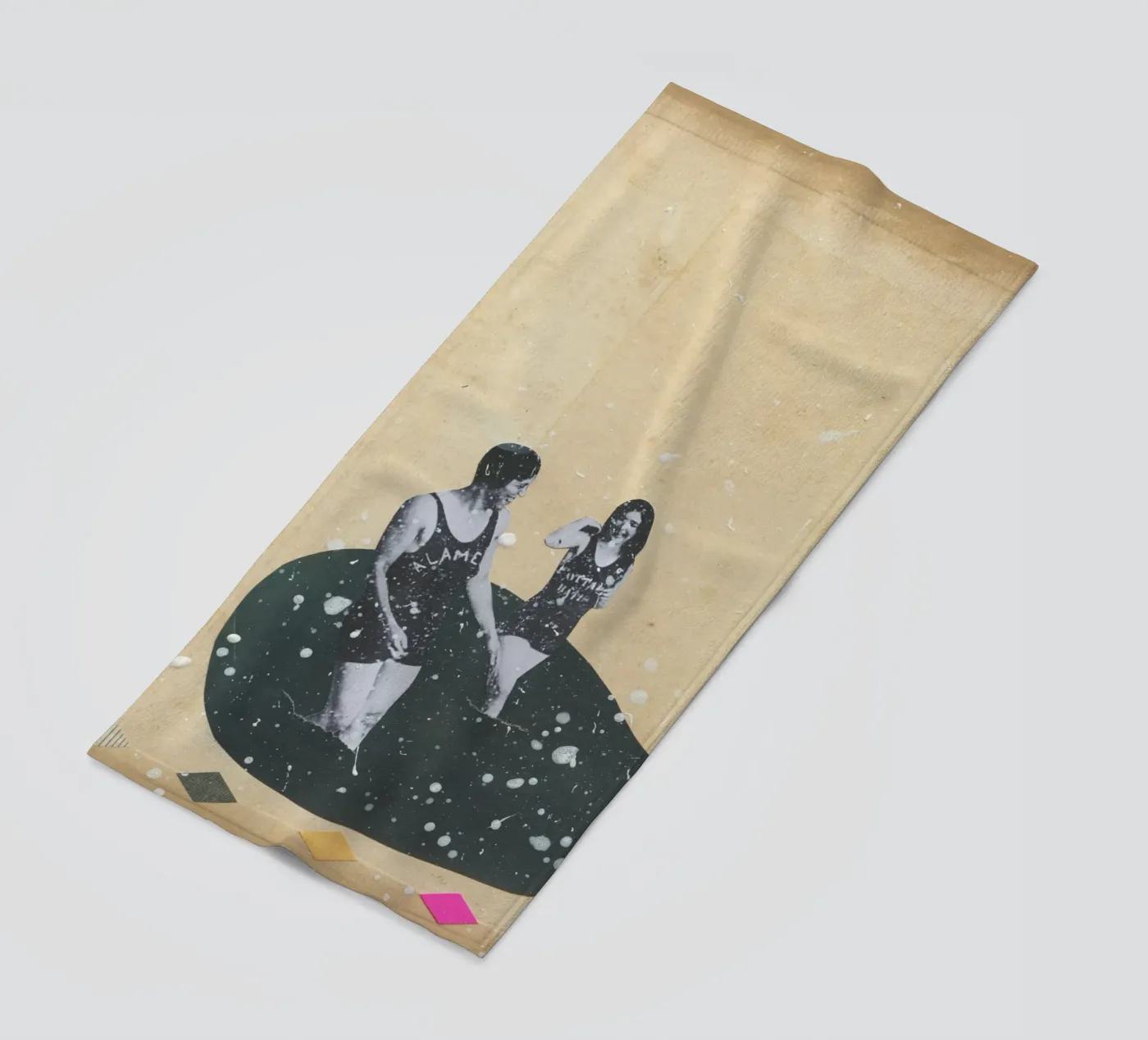 Schizzo telo mare da Cassia Beck Collage