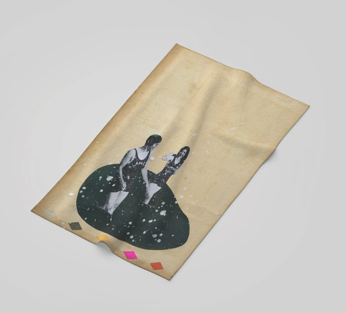 Schizzo telo mare da Cassia Beck Collage