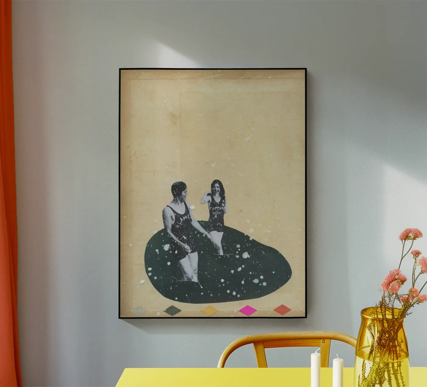 Splash Acryl-Glas von Cassia Beck Collage