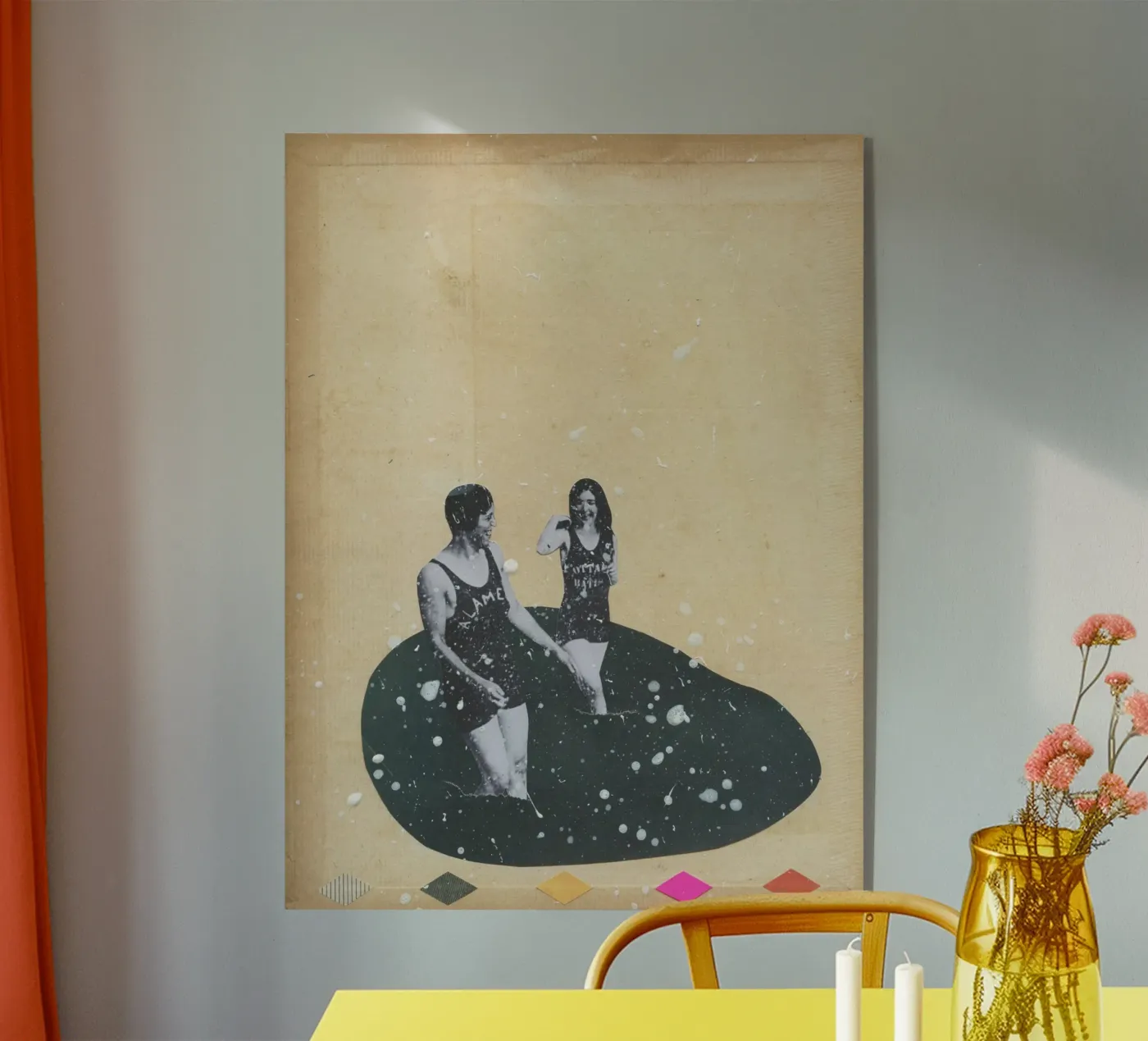 Splash Acryl-Glas von Cassia Beck Collage