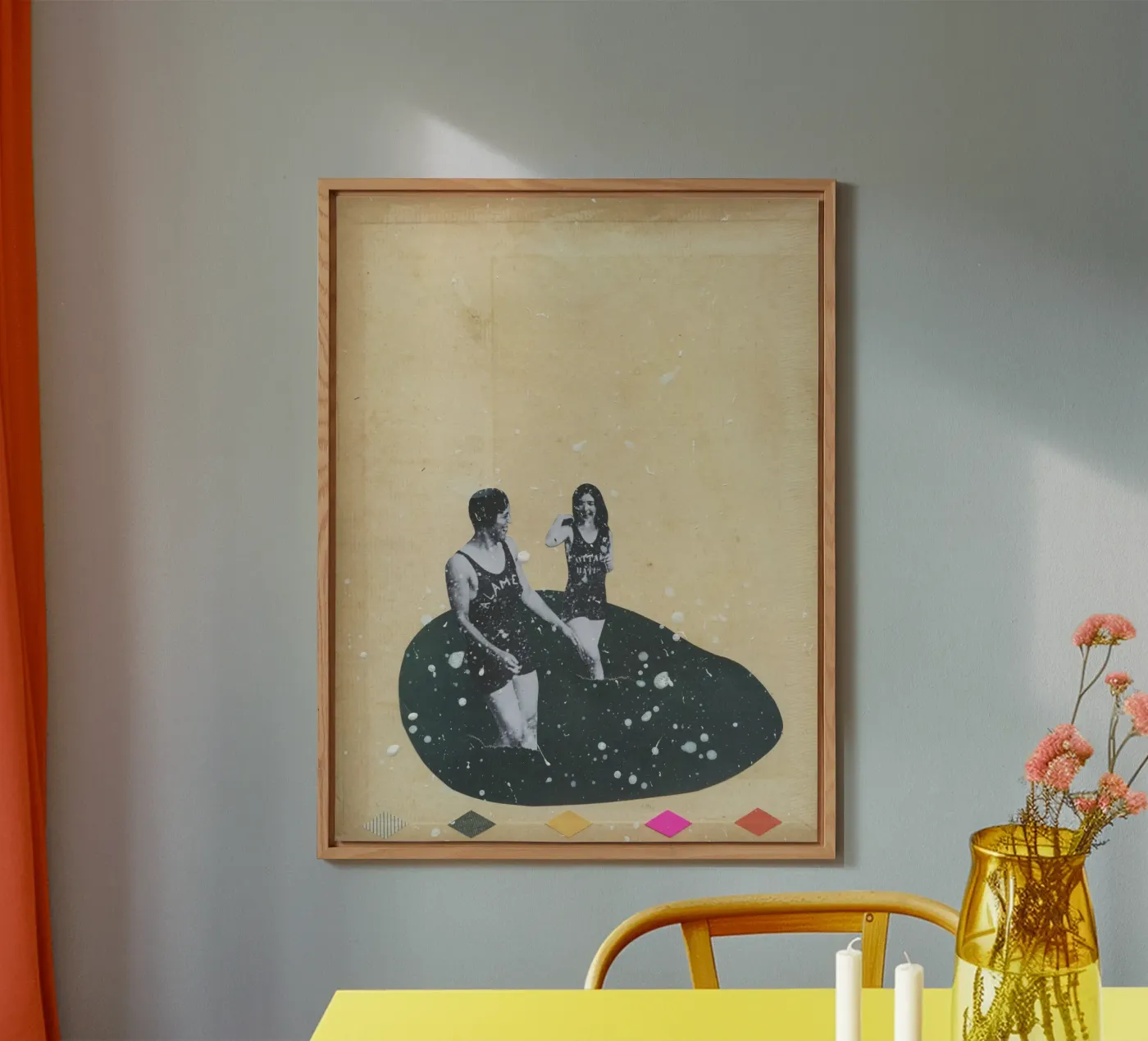 Splash forex plate by Cassia Beck Collage