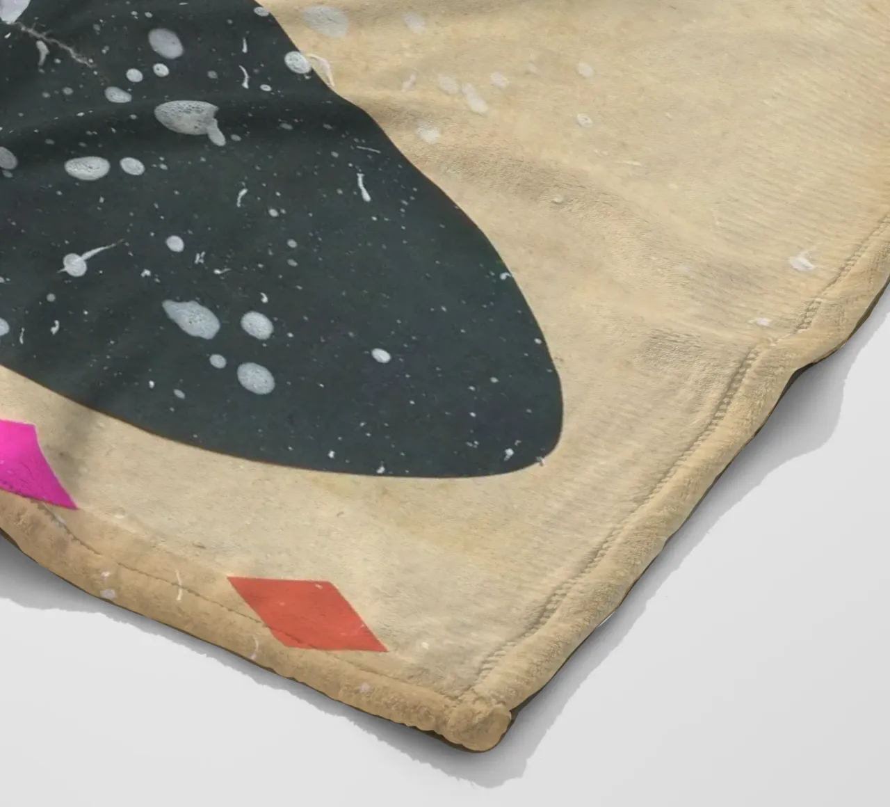 Splash fleecedeken van Cassia Beck Collage