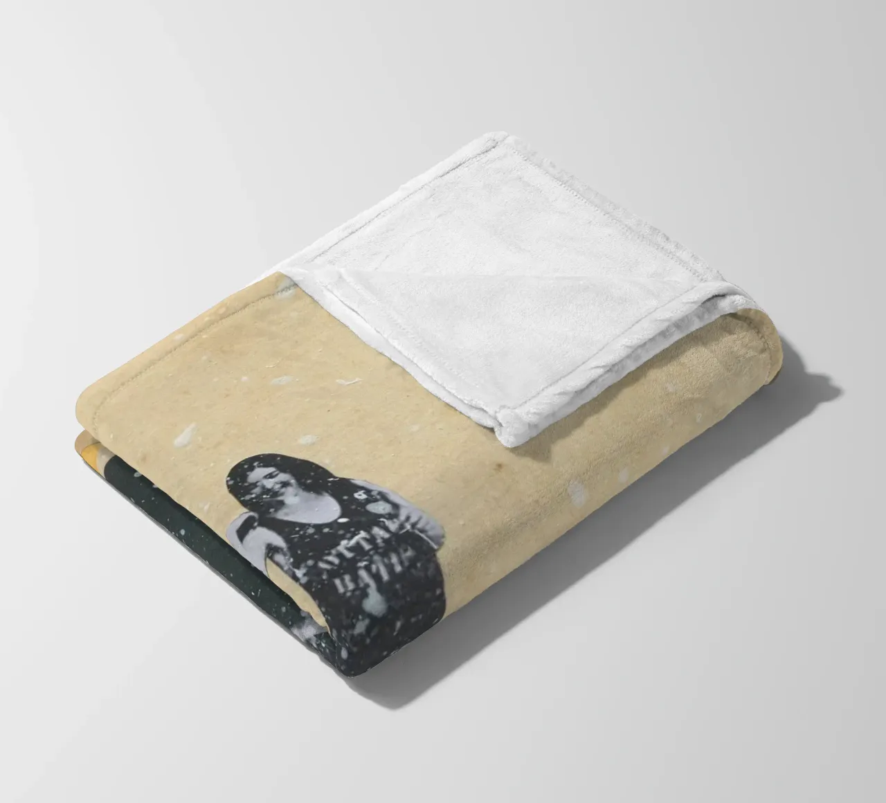 Splash fleecedeken van Cassia Beck Collage