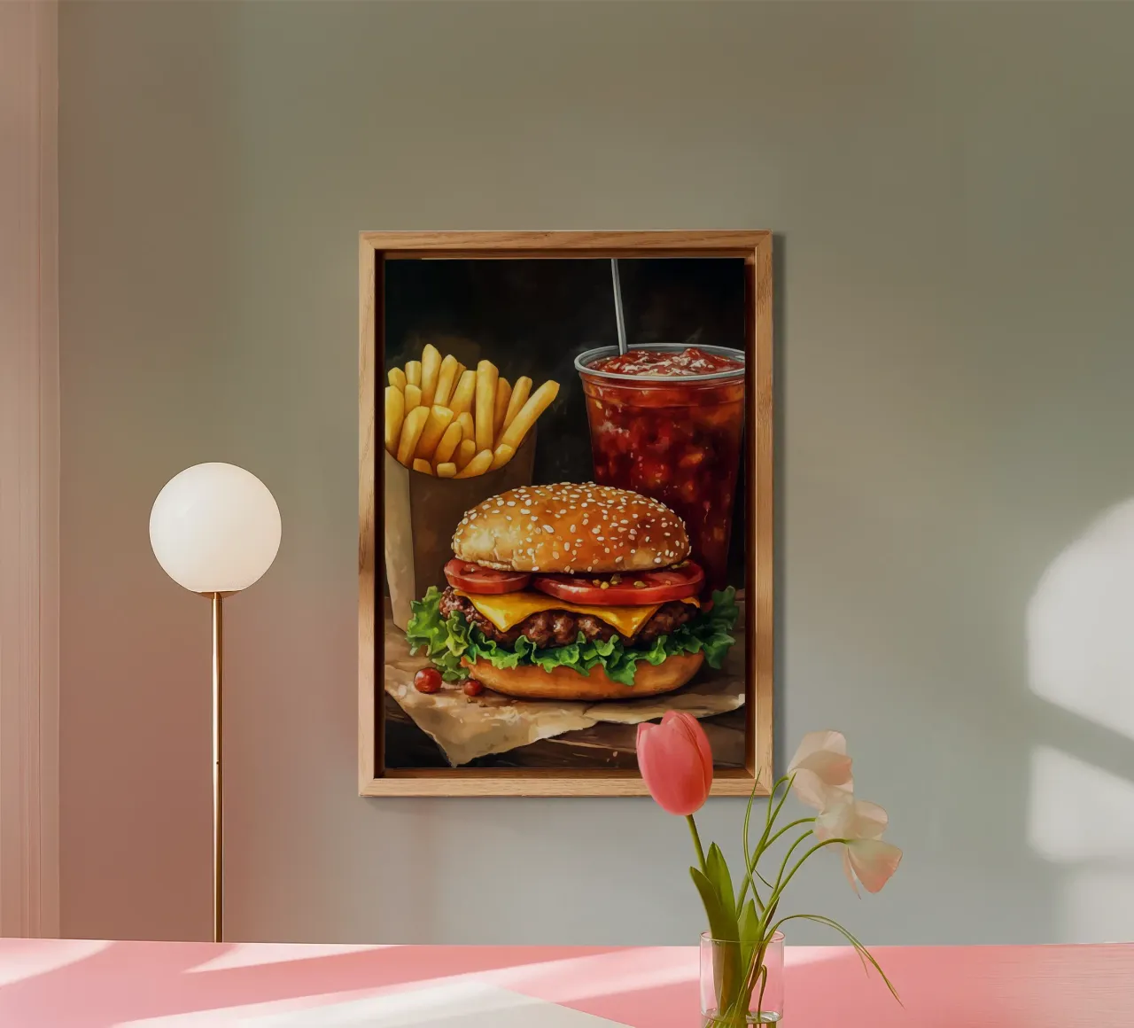 Fast food alu-dibond by Justyna Jaszke JBJart