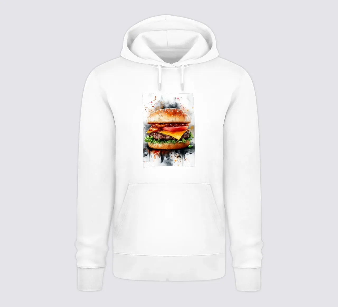 Hamburger felpa con cappuccio da Justyna Jaszke JBJart