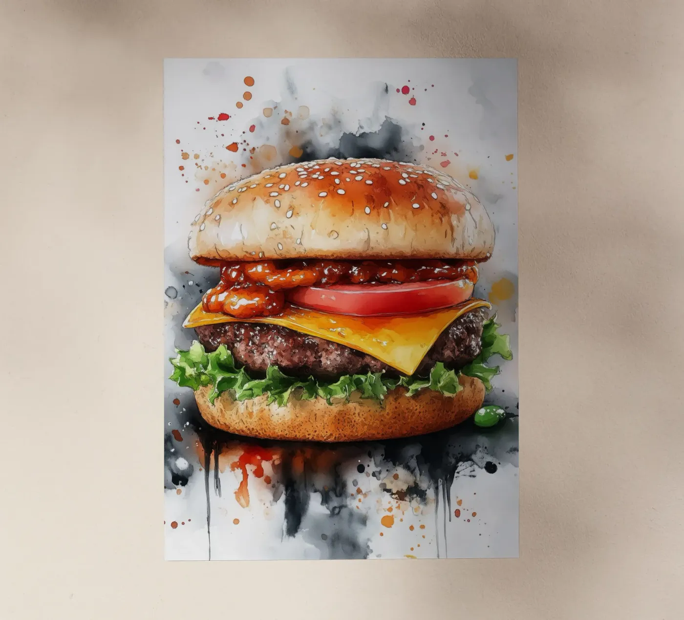 Hamburger pellicola backlit da Justyna Jaszke JBJart