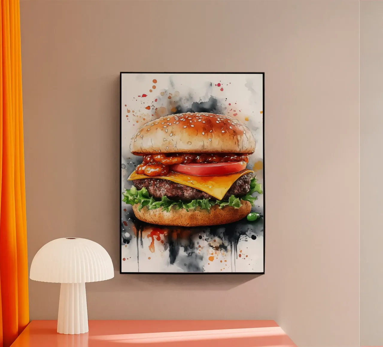 Hamburger plexiglass da Justyna Jaszke JBJart