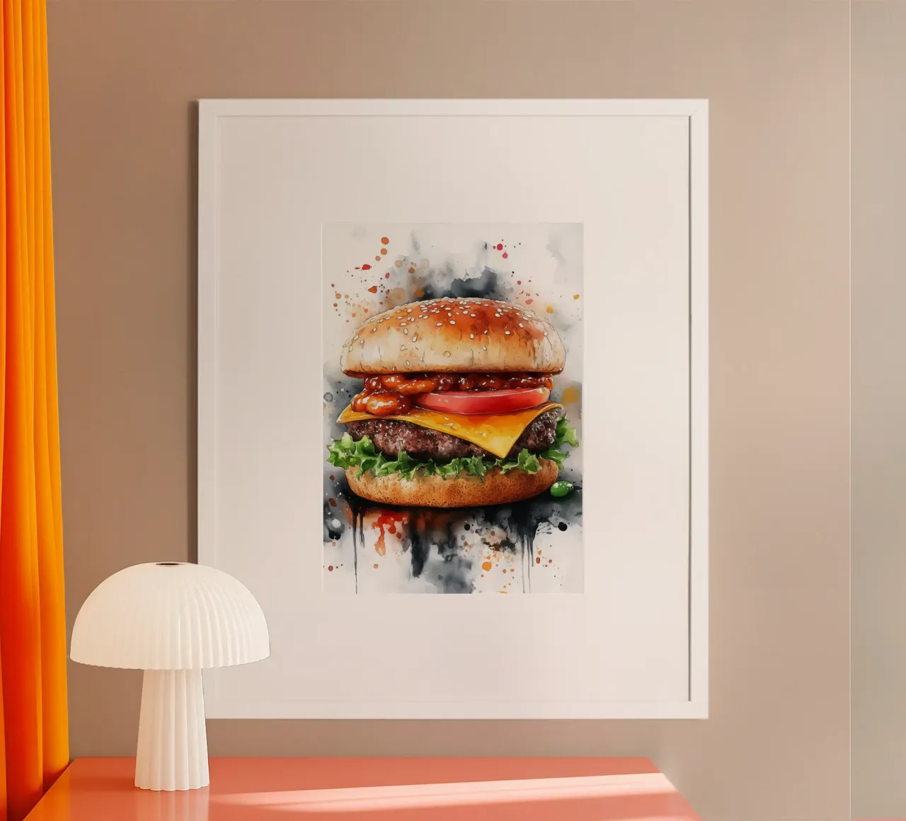 Hamburger poster da Justyna Jaszke JBJart