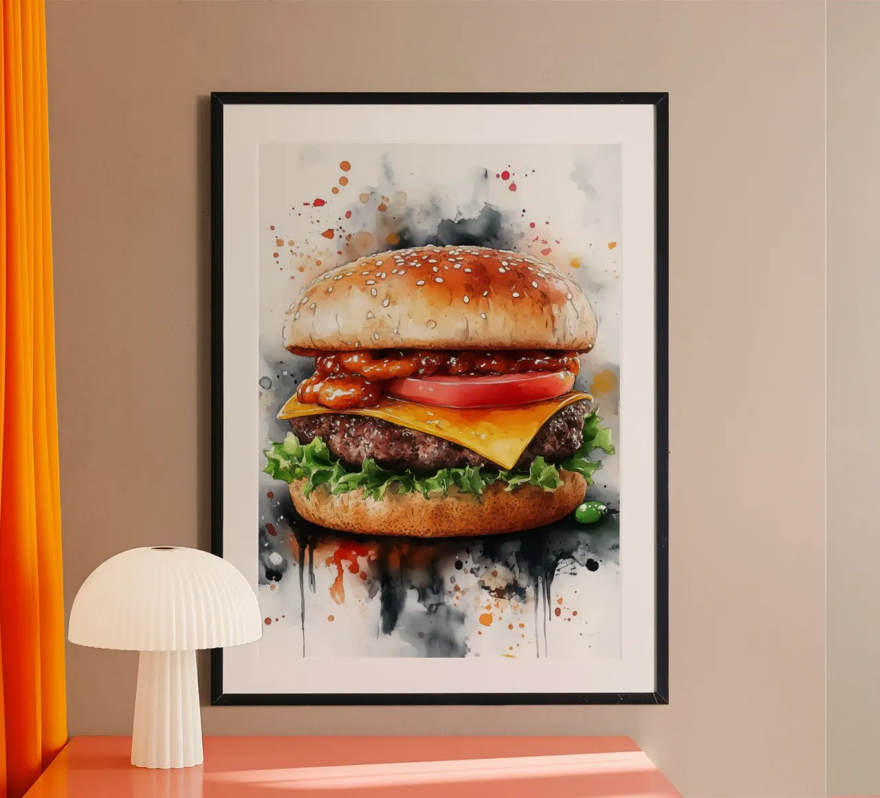 Hamburger poster da Justyna Jaszke JBJart