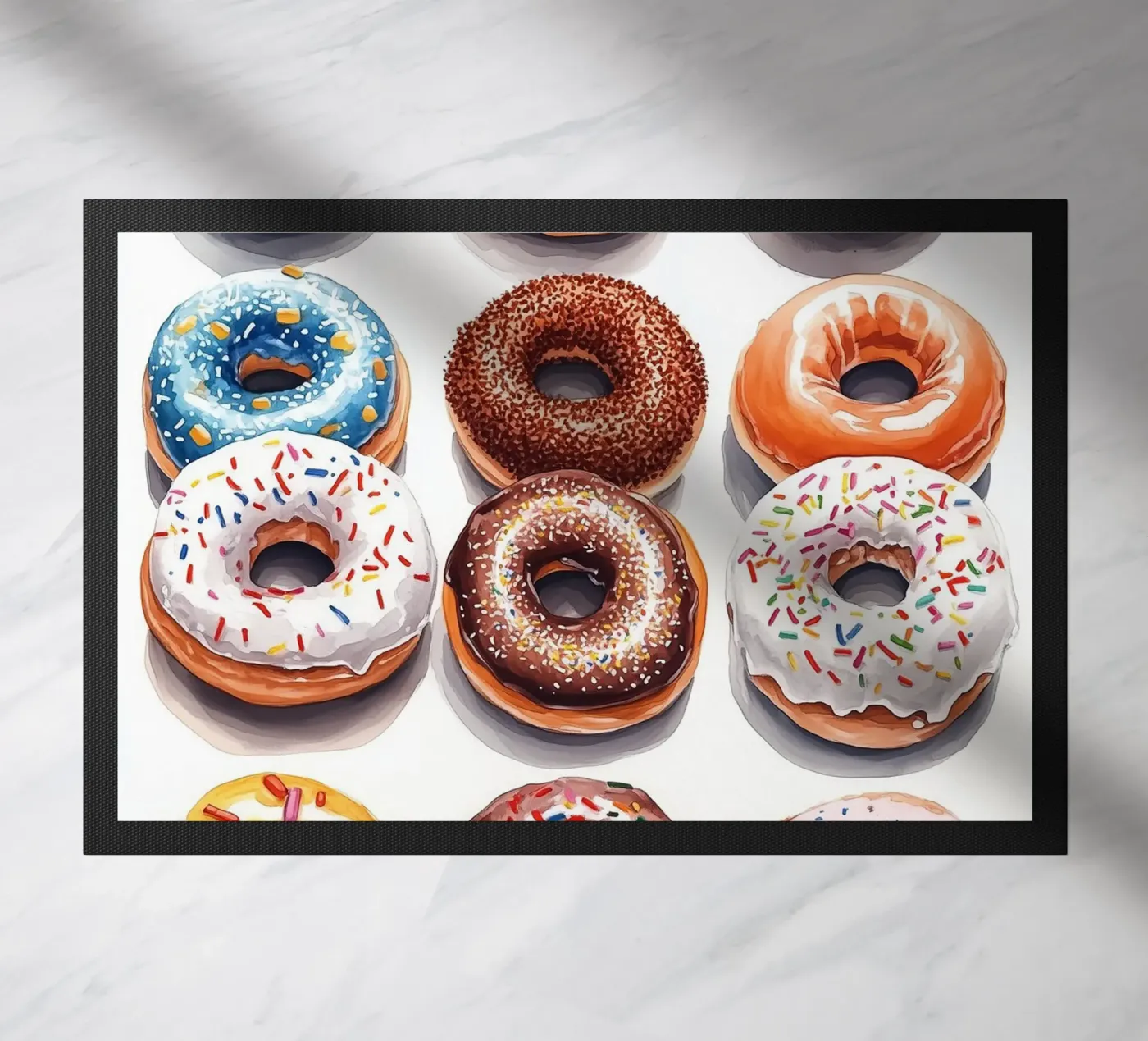 Donuts deurmat van Justyna Jaszke JBJart