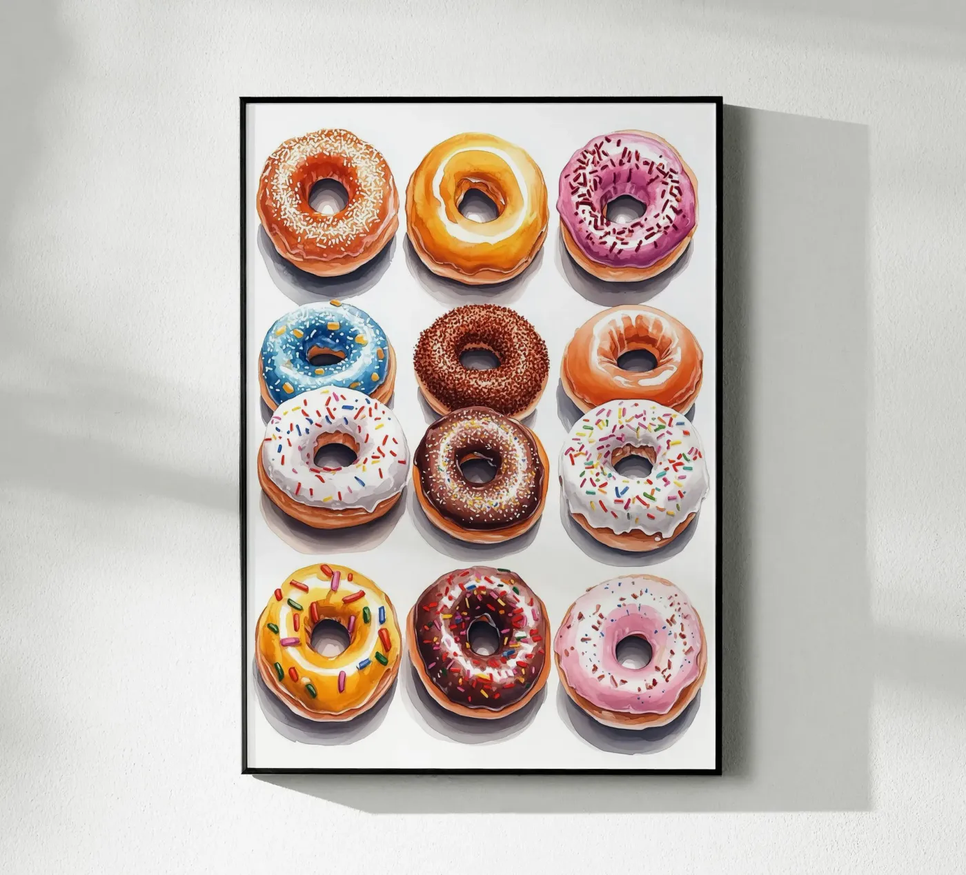 Donuts Acryl-Glas von Justyna Jaszke JBJart