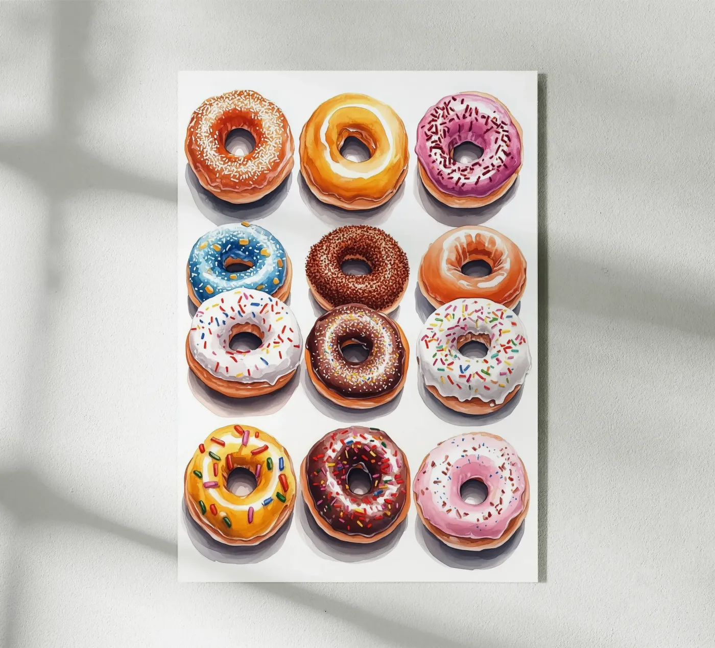 Donuts Acryl-Glas von Justyna Jaszke JBJart