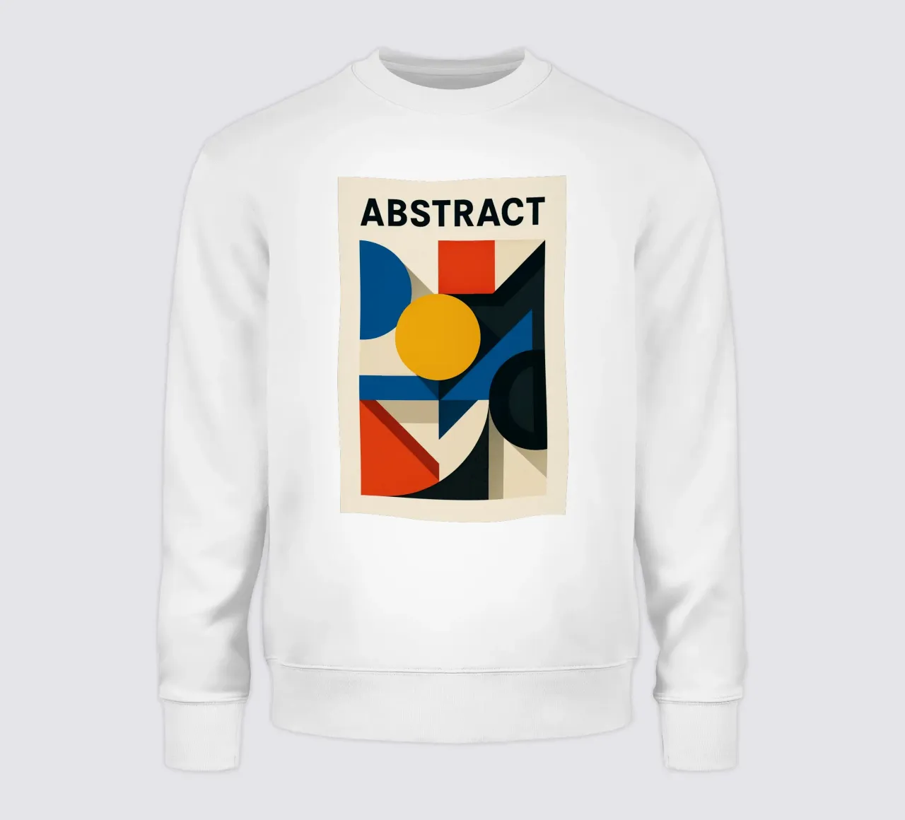 ABSTRACT - The clash of shapes and colours sweatshirt by Art Typo Essentiel