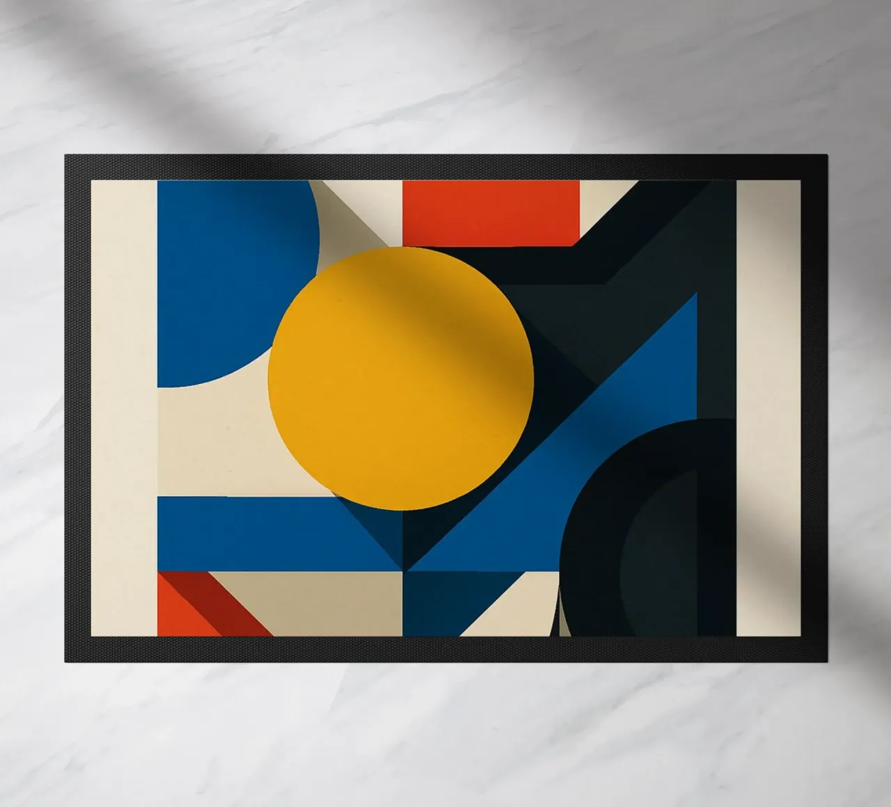 ABSTRACT - Lo scontro di forme e colori zerbino da Art Typo Essentiel