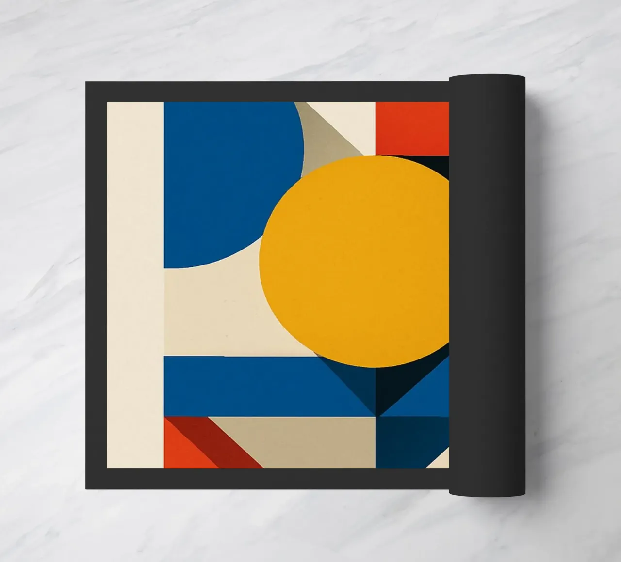 ABSTRACT - Lo scontro di forme e colori zerbino da Art Typo Essentiel