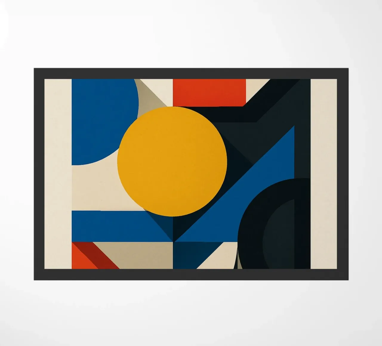 ABSTRACT - Lo scontro di forme e colori zerbino da Art Typo Essentiel