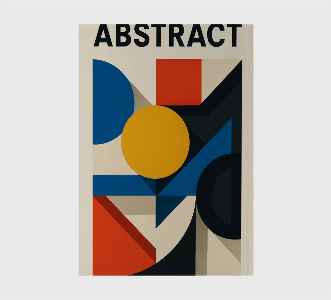 ABSTRACT - Lo scontro di forme e colori diario da Art Typo Essentiel