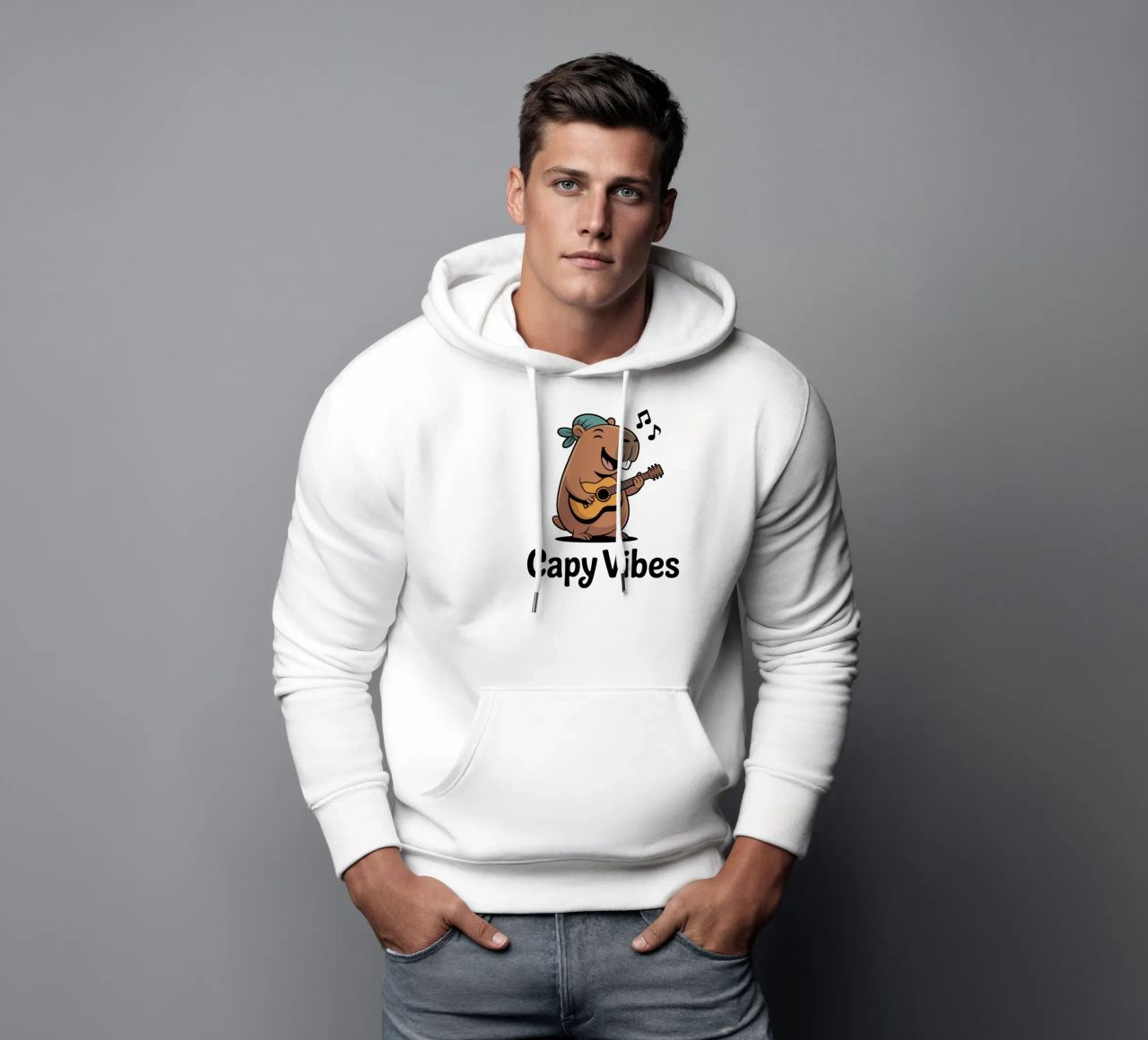 Capy & Bara Capy Vibes felpa con cappuccio da Capy & Bara