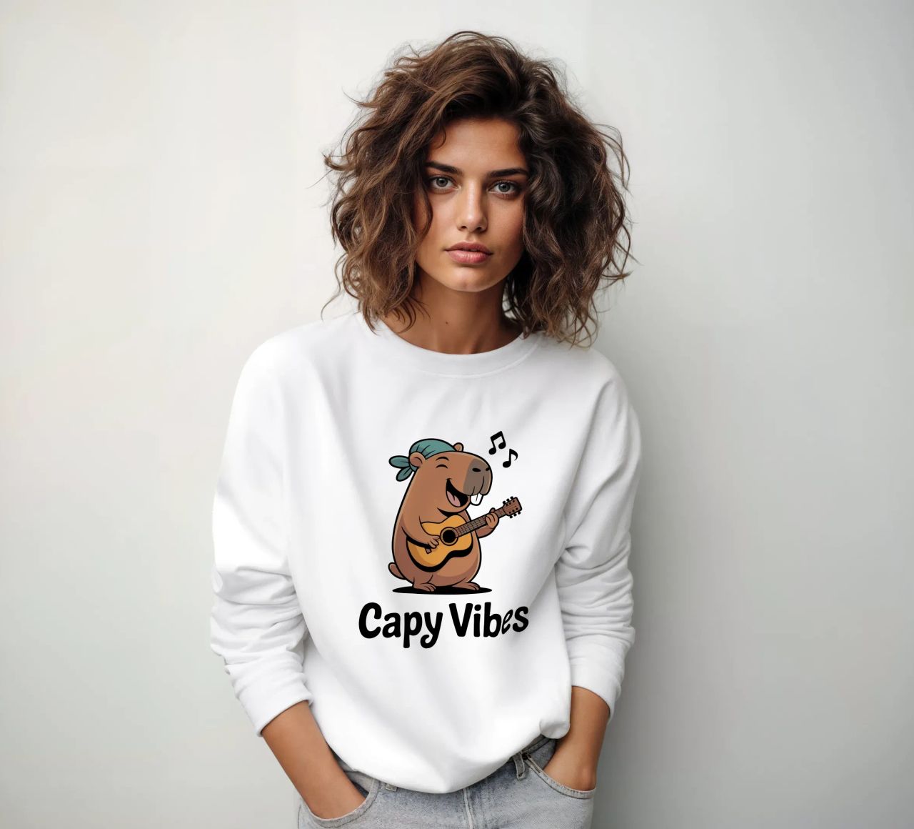 Capy & Bara Capy Vibes felpa da Capy & Bara