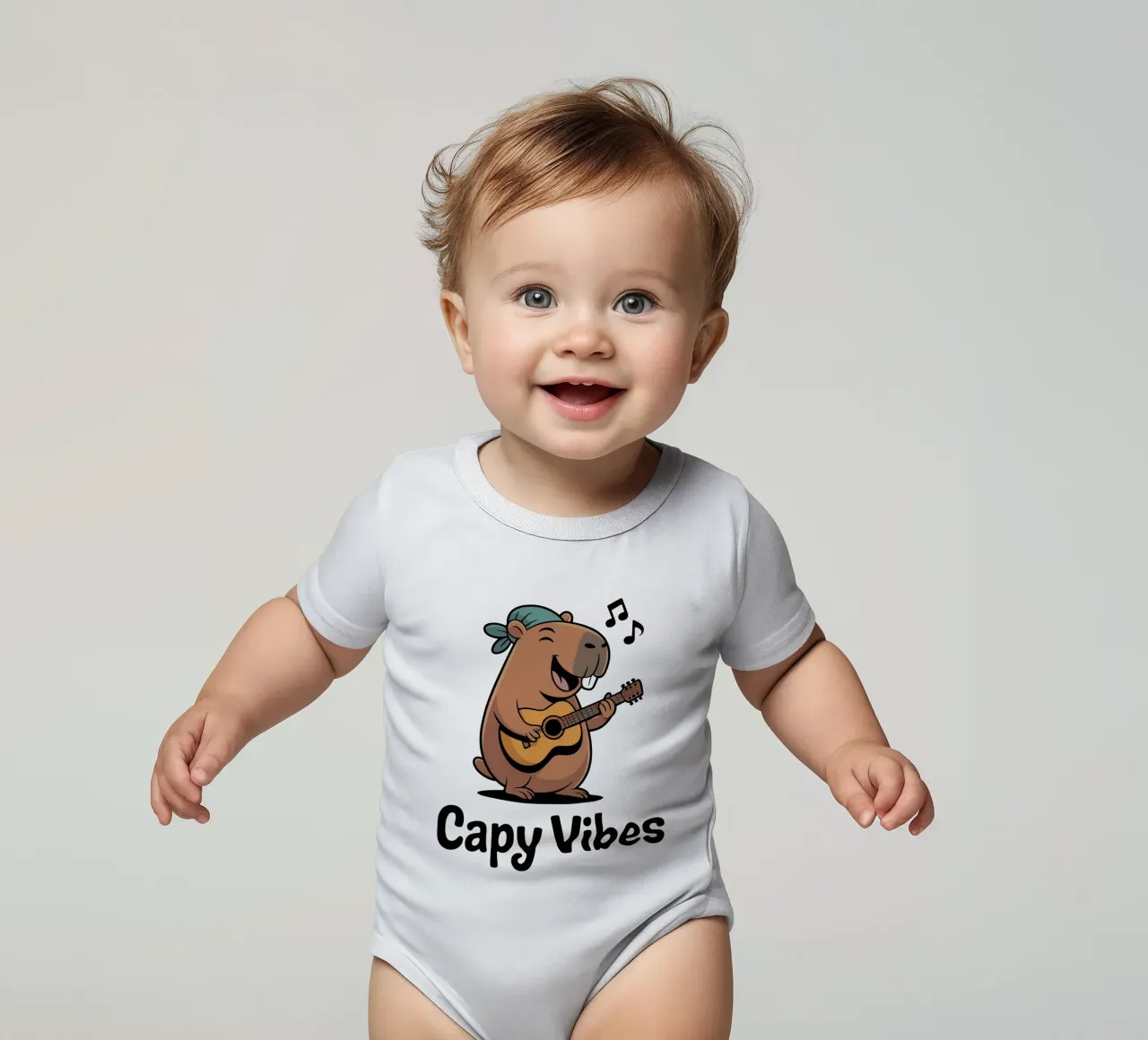 Capy & Bara Capy Vibes babyrompertje korte mouwen van Capy & Bara
